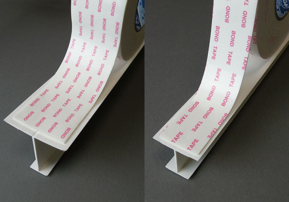 2種類の巾サイズのテープ