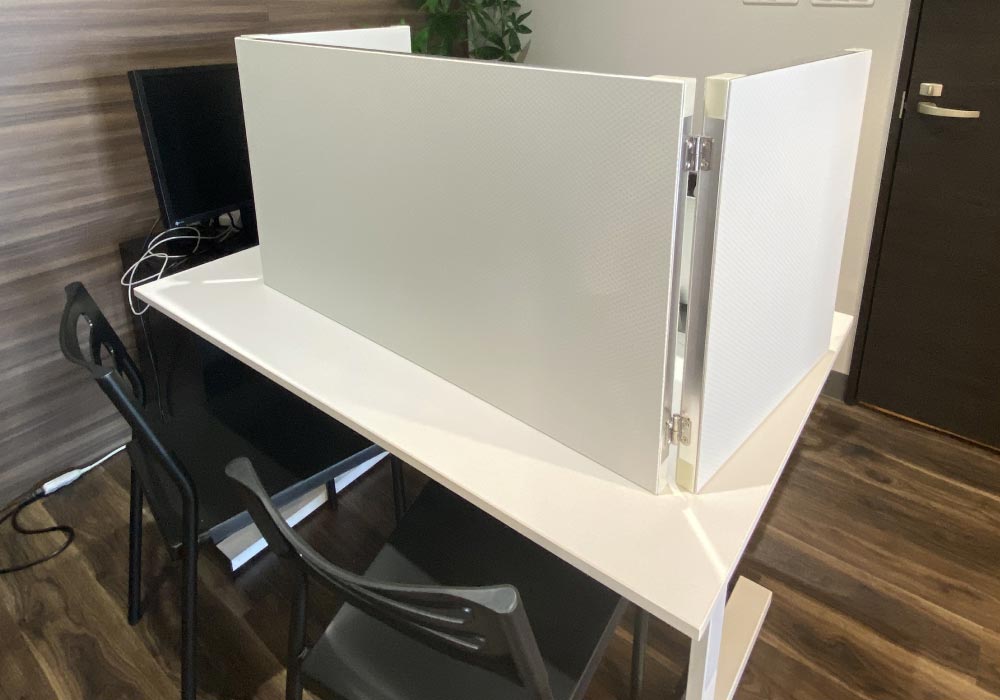 コの字型に設置した場合