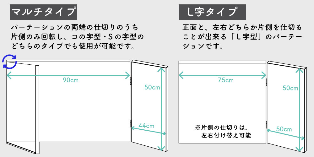 サイズと商品仕様