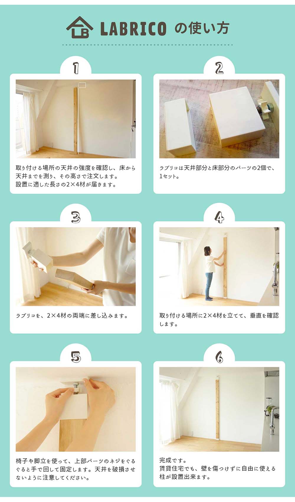 ラブリコの使い方