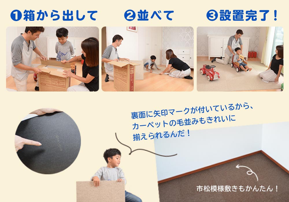 並べて敷くだけ!すぐに防音
