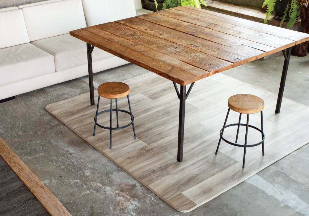 防音ラグ「快適防音マットウッド」