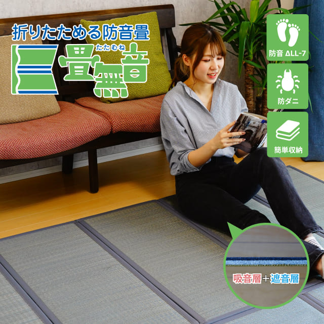 折りたためる防音畳　畳無音-たたむね-