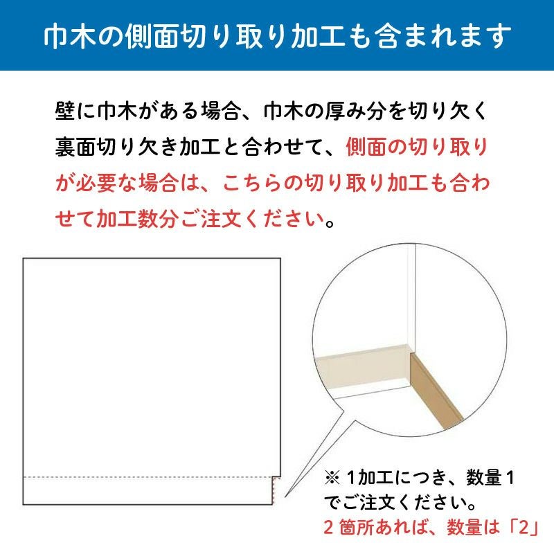 ワンタッチ防音壁 カット・加工代 切り取り ※必ずご希望の加工サイズと