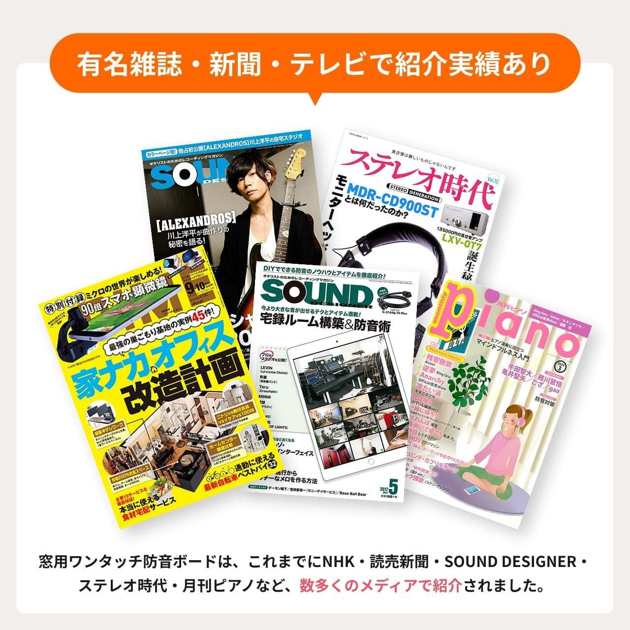 窓用ワンタッチ防音ボード 1枚タイプ 幅300-465mm 高さ300-455mm