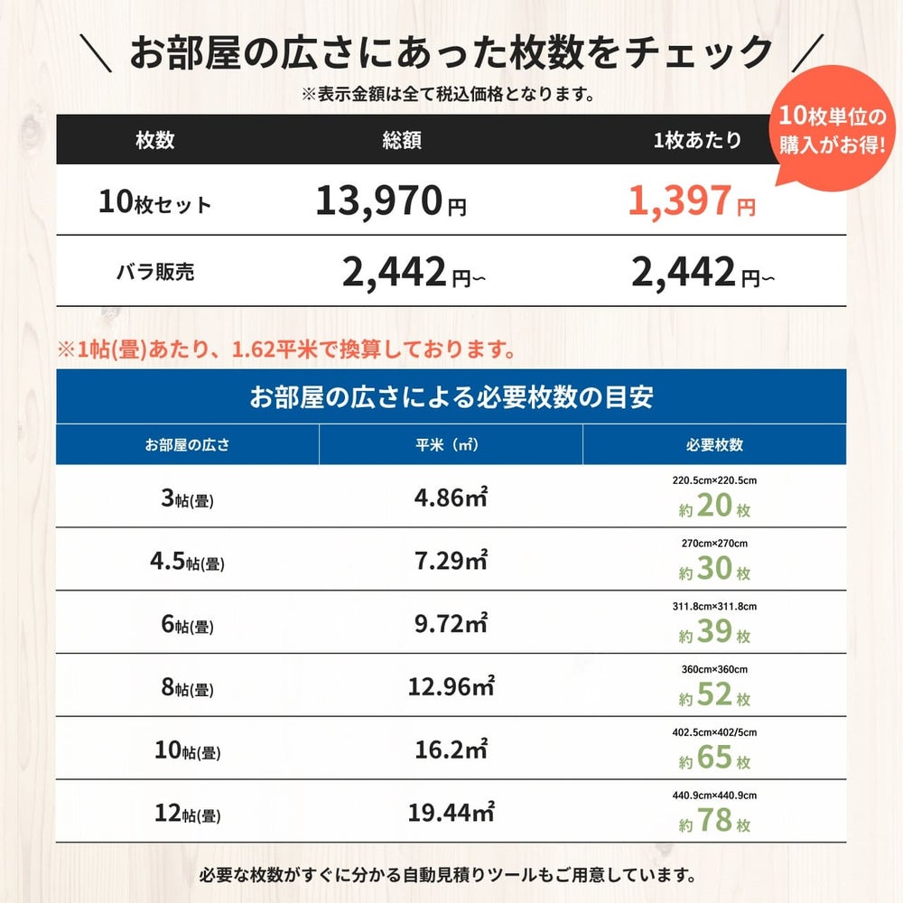 静床ライト まとめ買い 100枚-カラー2