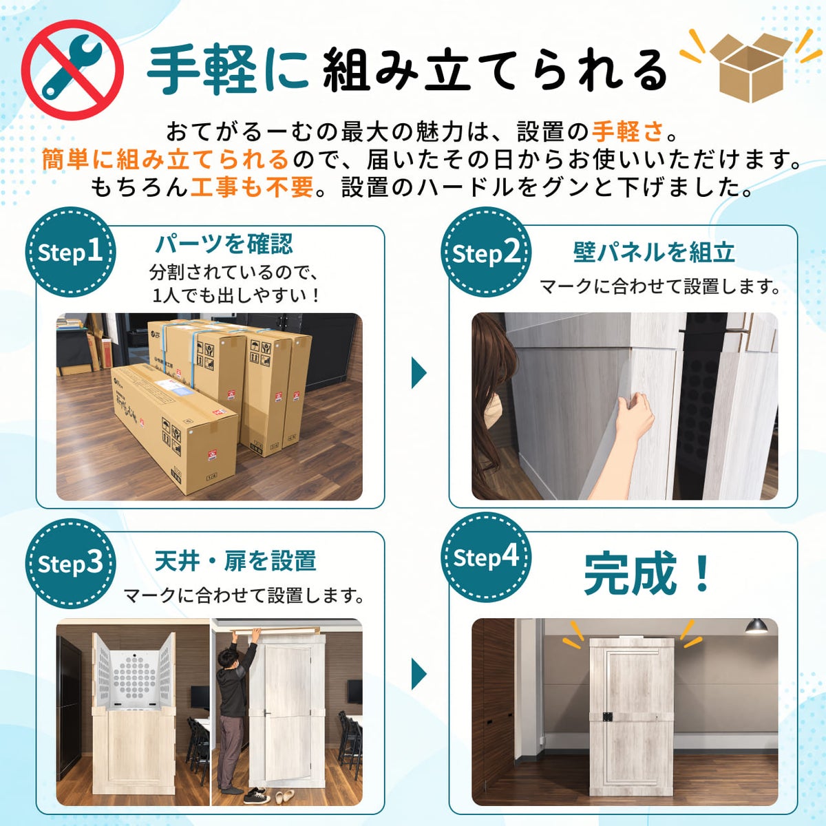 おてがるーむについて