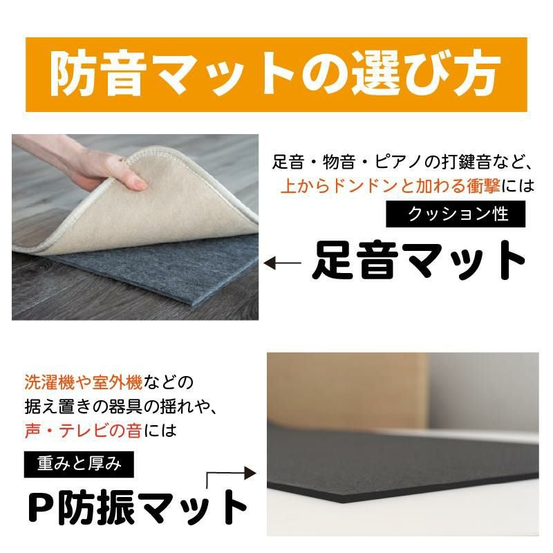 防音マット 2mタイプ 足音対策に最適な1×2mロール 足音マット【公式】