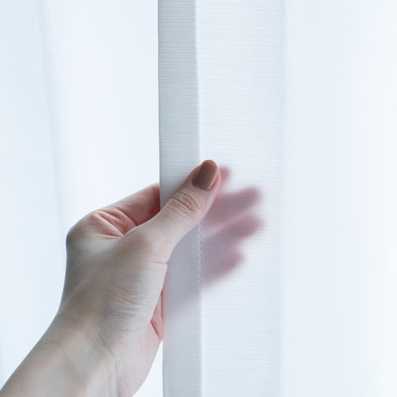 防音レースカーテン トルモア 幅100cm×丈198cm 2枚組 | 防音専門ピア