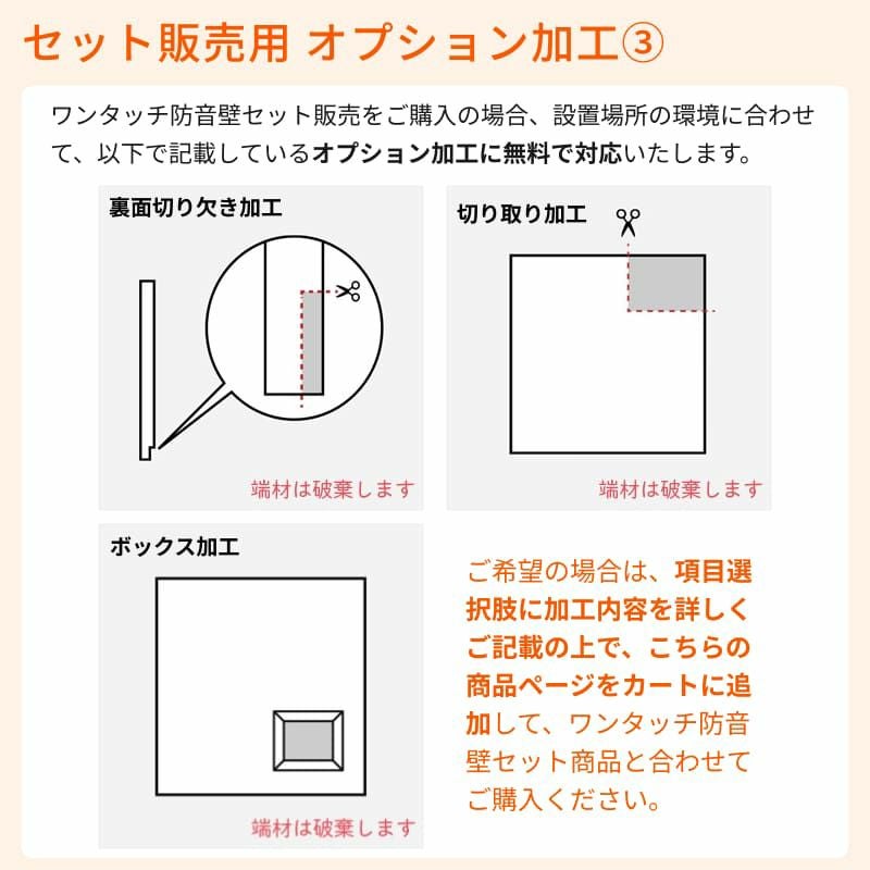 セット販売用 加工3(※削除しないでください) | 防音専門ピアリビング