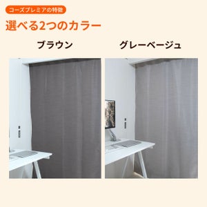 防音カーテンセット 片開き 2枚 セット 幅110cm×丈135cm Otonagi×1枚 